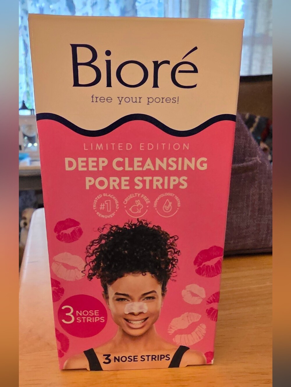 Biore Deep Cleansing Pore Strips 4 Pkgs - Pink (3 Nose Strips)